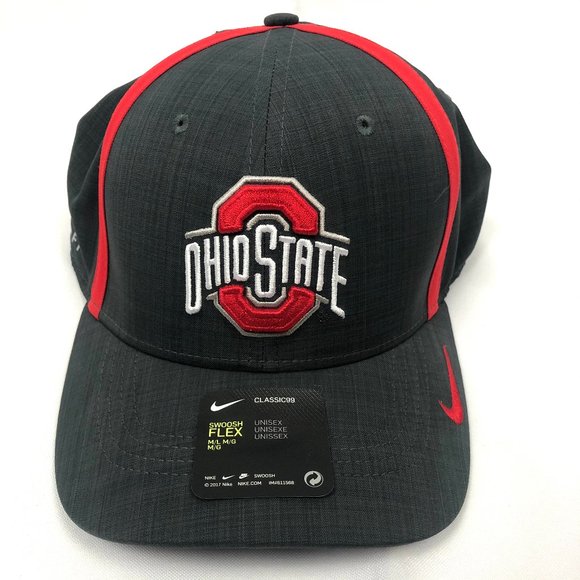 Ohio State Nike Hat Cap Aerobill Buckeye Authentic